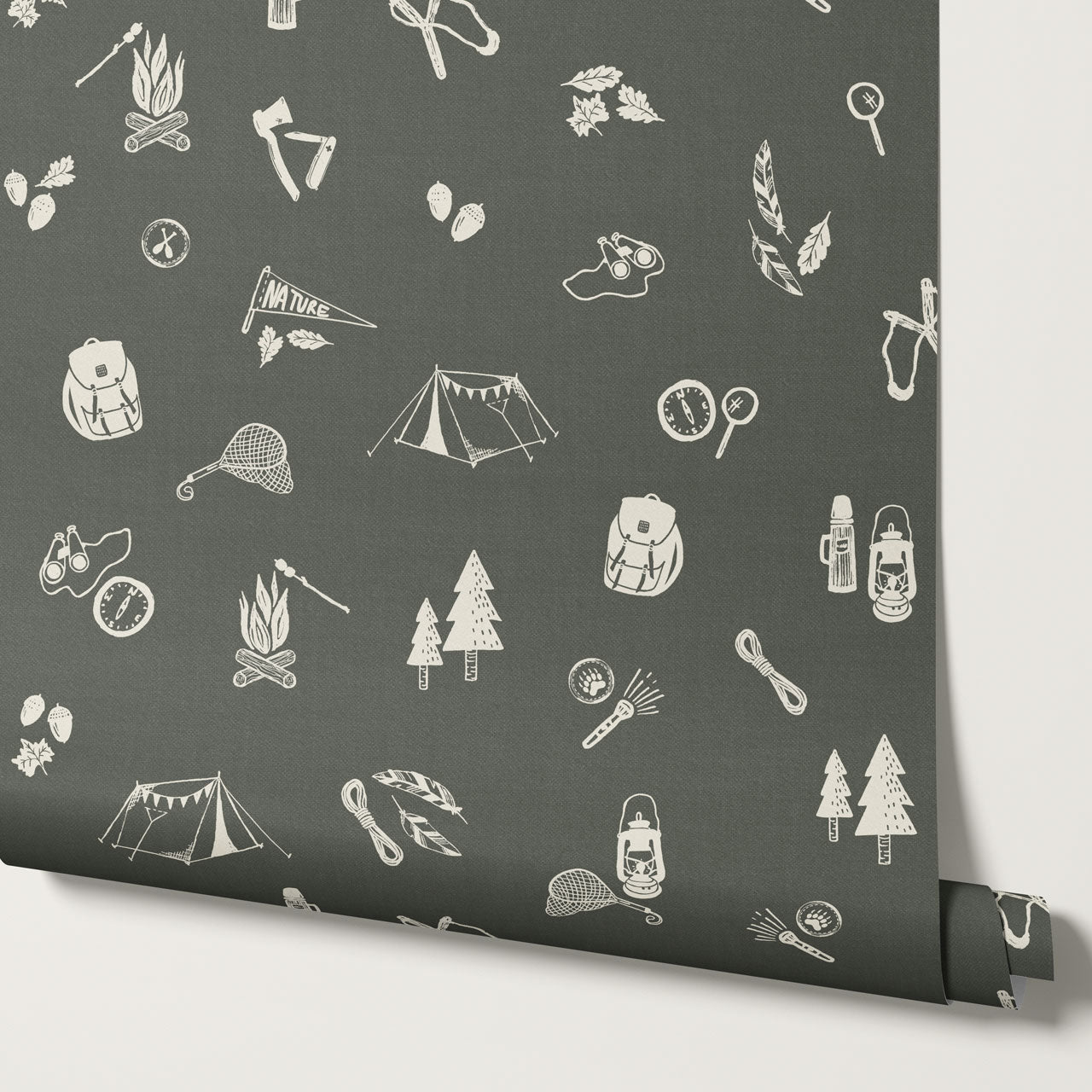 Charlie Camping Trip Forest Wallpaper