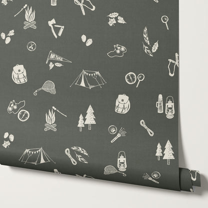 Charlie Camping Trip Forest Wallpaper