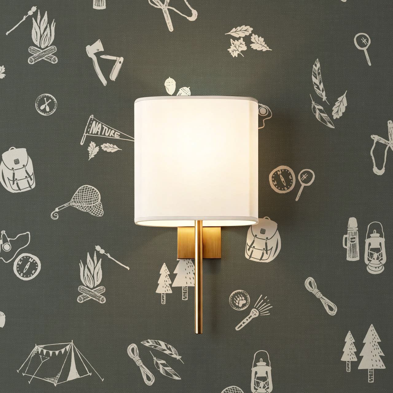 Charlie Camping Trip Forest Wallpaper