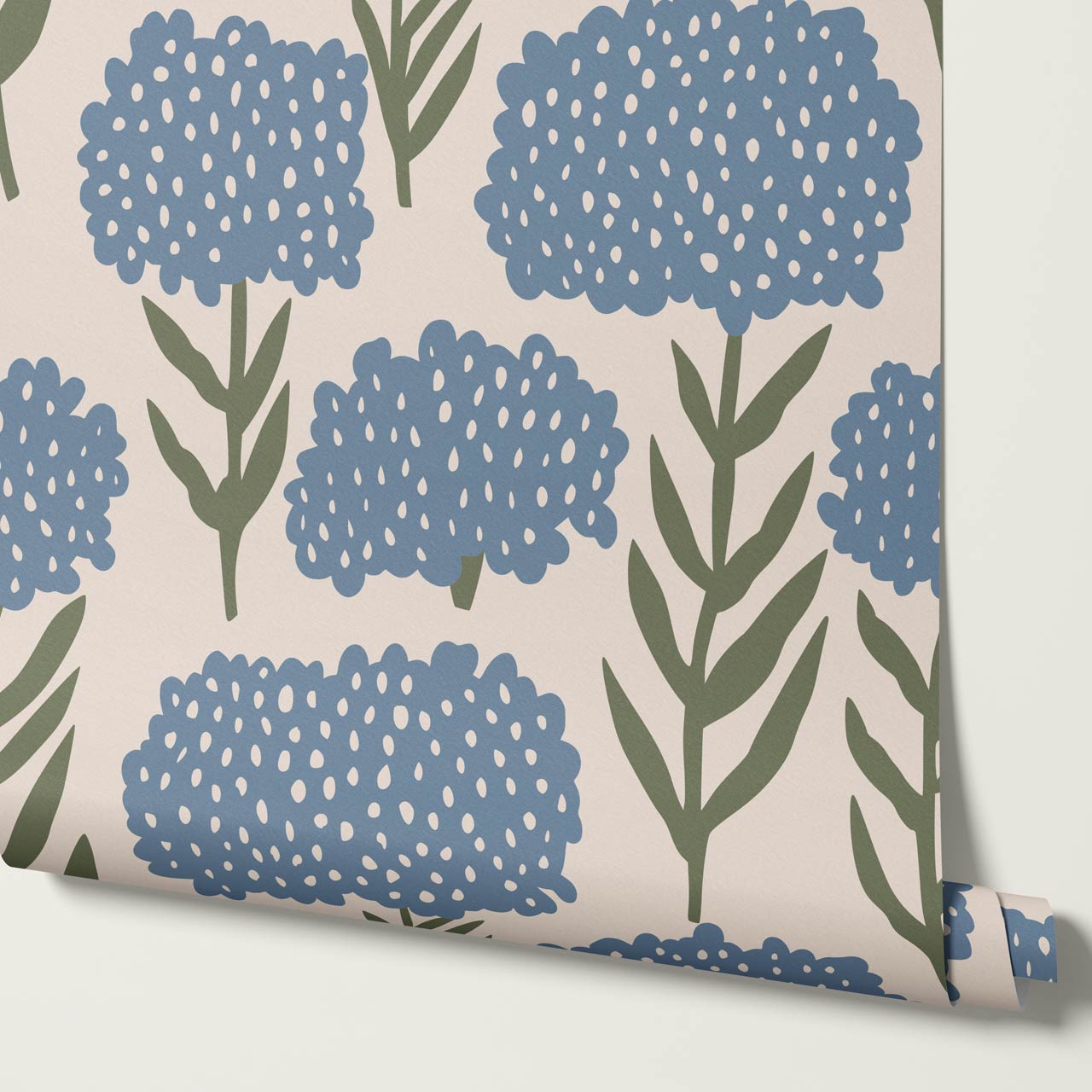 Charlotte Folk Blossom Cloud Forest Wallpaper