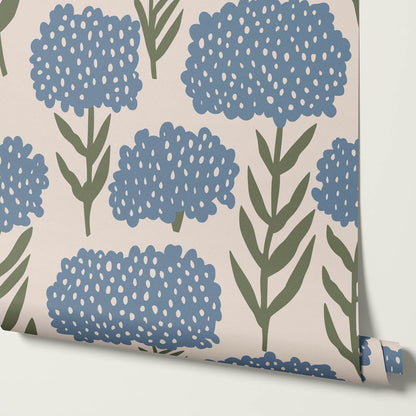 Charlotte Folk Blossom Cloud Forest Wallpaper