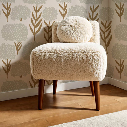 Charlotte Folk Blossom Parchment Wallpaper