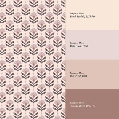 Chiara Floral Rose Dust Wallpaper