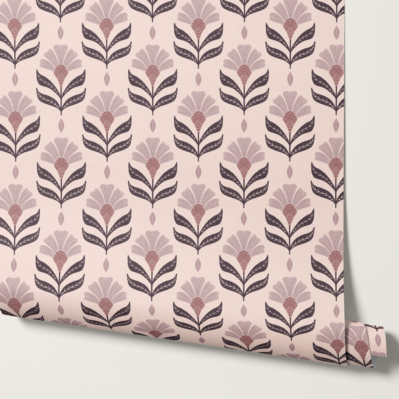 Chiara Floral Rose Dust Wallpaper