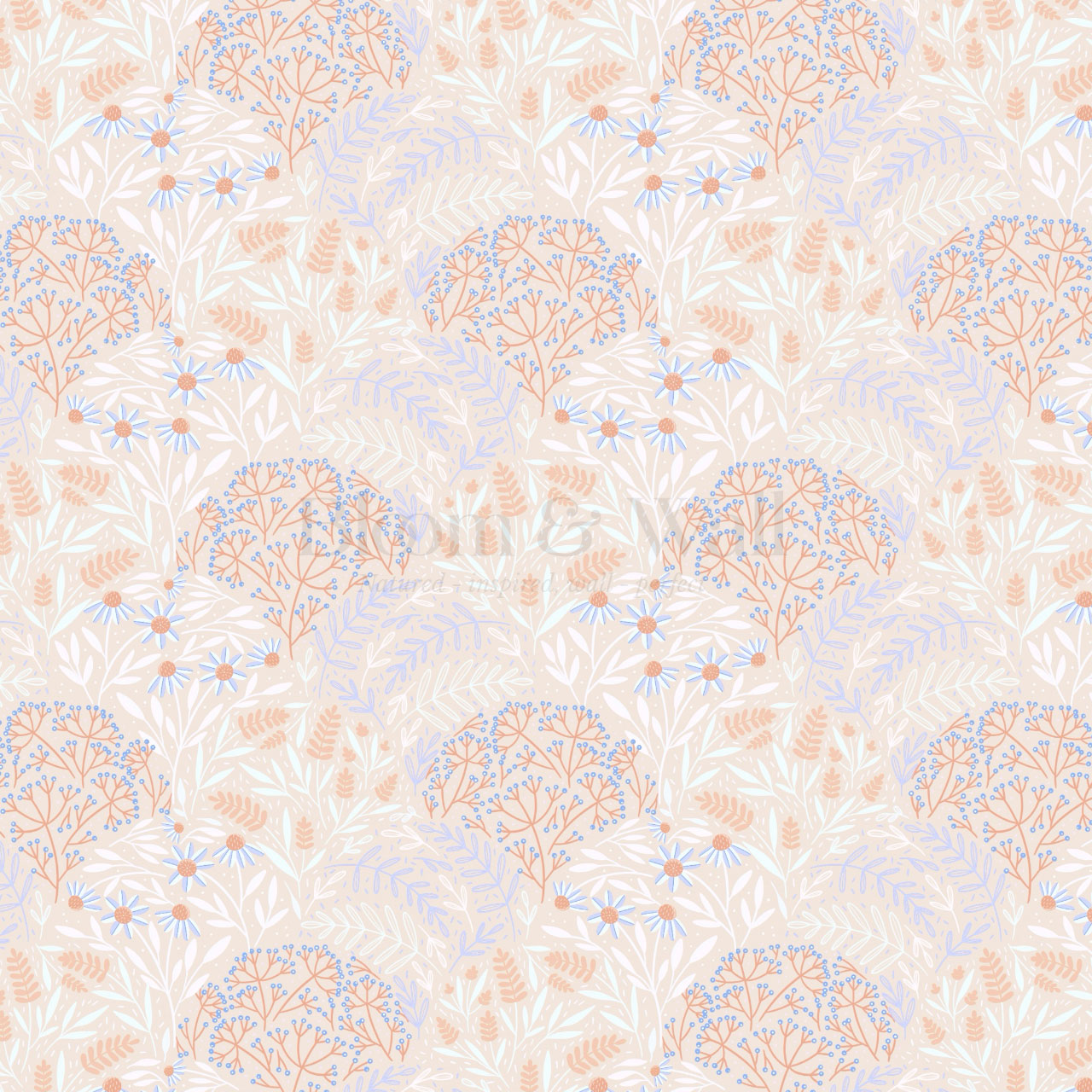 Chloe Meadows Blush Wallpaper