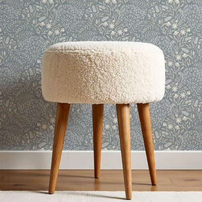 Chloe Meadows French Blue Wallpaper