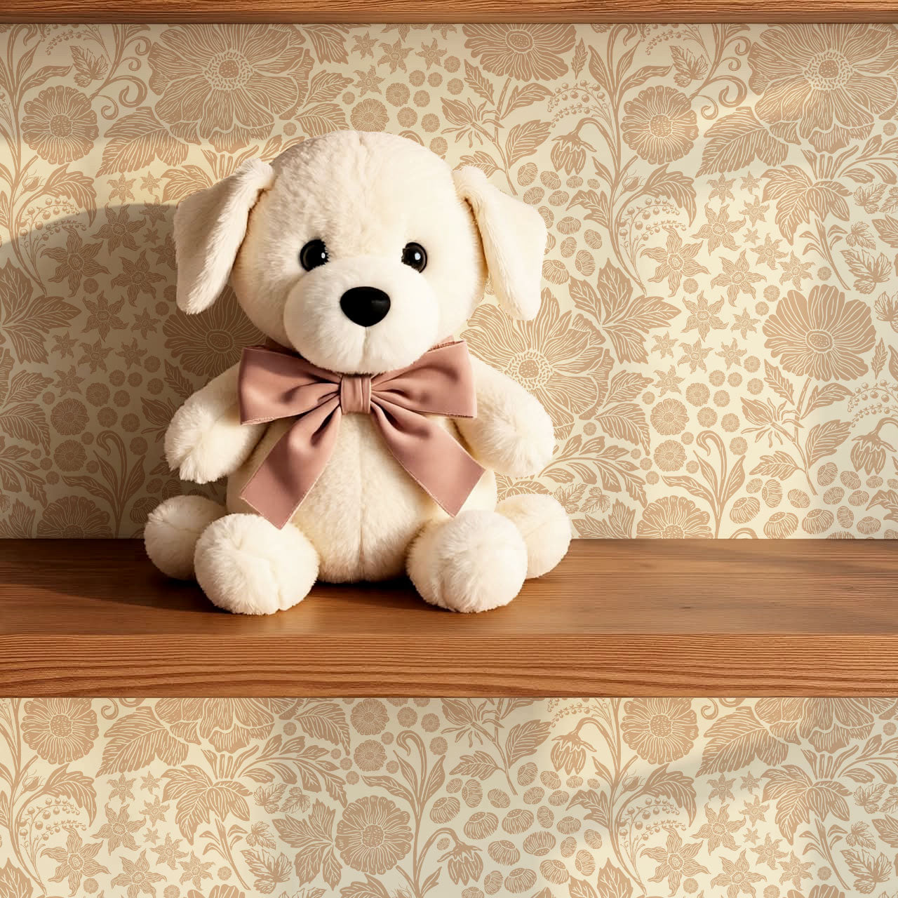 Clarette Vintage Oat Blooms Wallpaper
