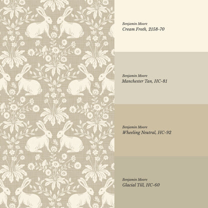 Cleo Welcome Baby Beige Wallapaper
