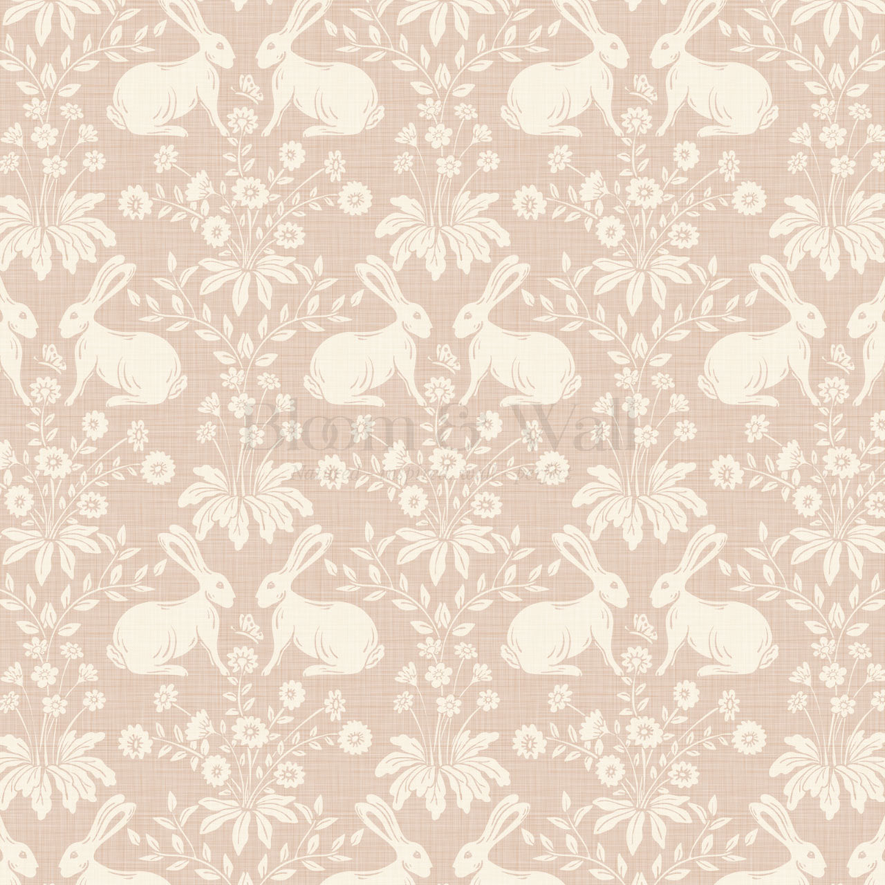 Cleo Welcome Baby Blush Wallpaper