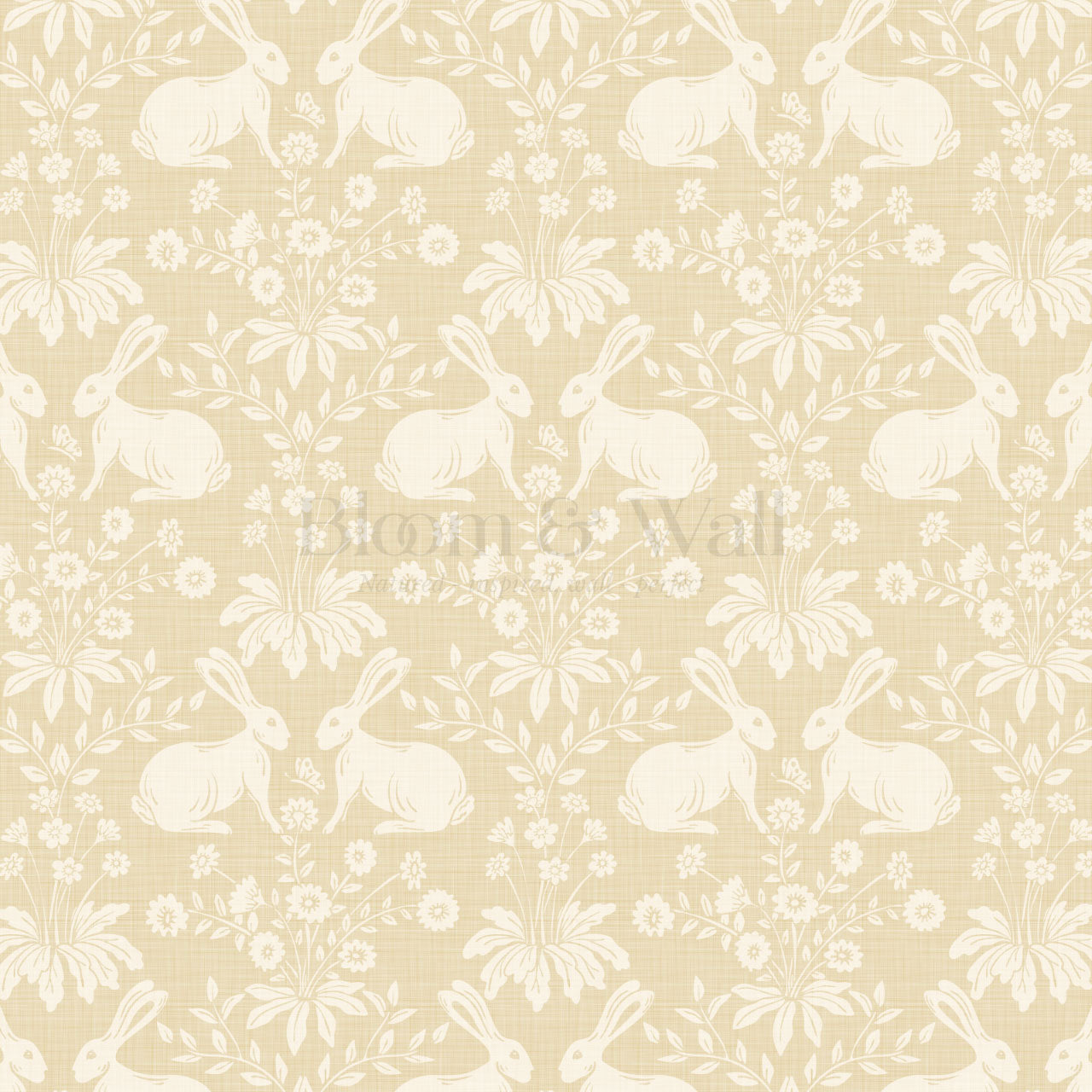 Cleo Welcome Baby Yellow Wallpaper