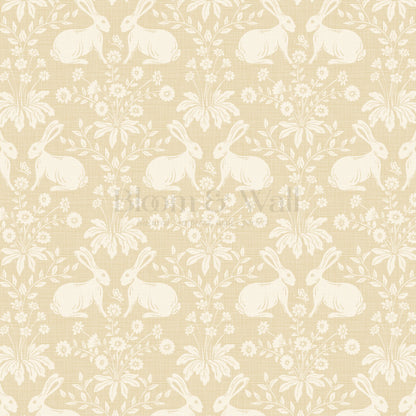Cleo Welcome Baby Yellow Wallpaper