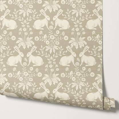Cleo Welcome Baby Beige Wallapaper