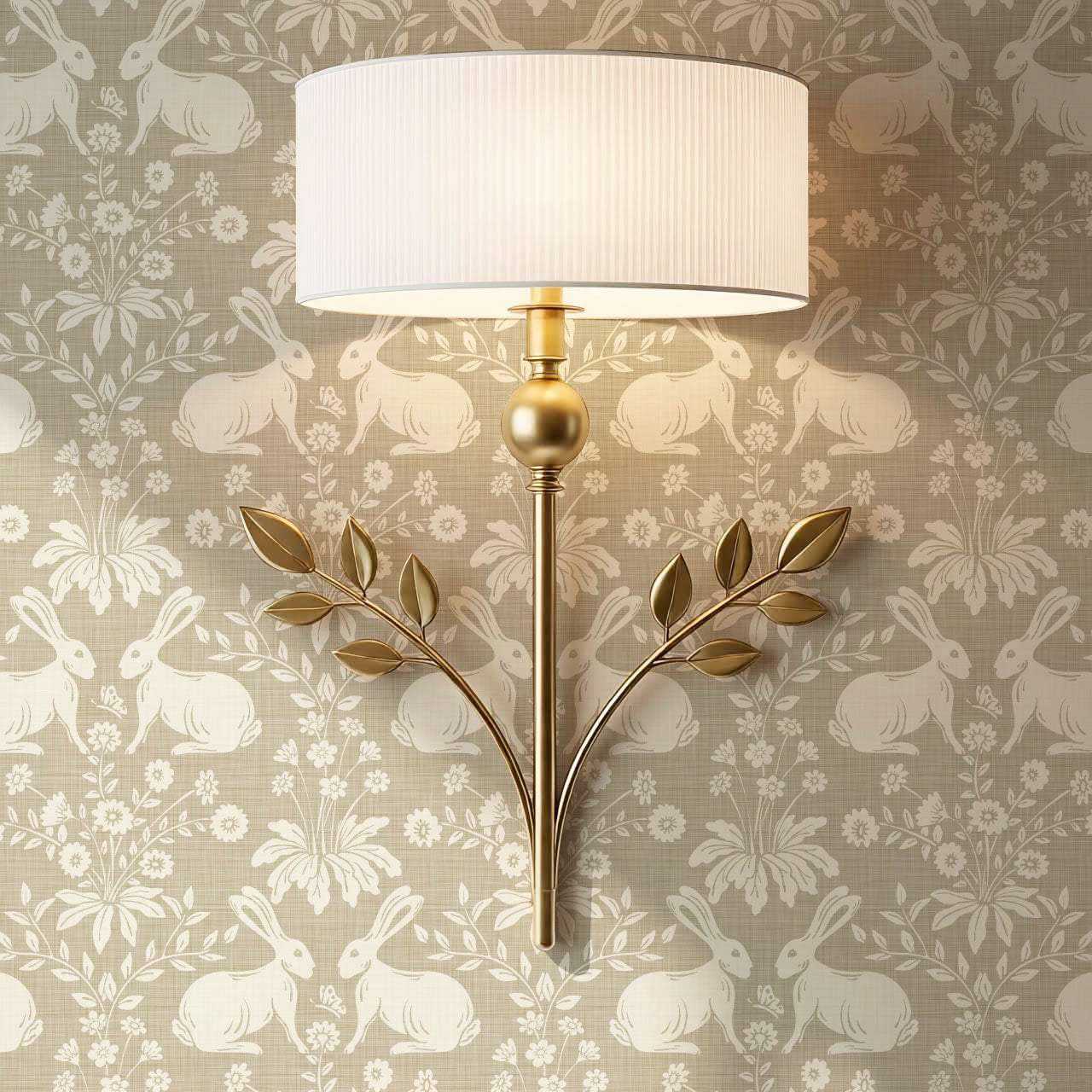 Cleo Welcome Baby Beige Wallapaper