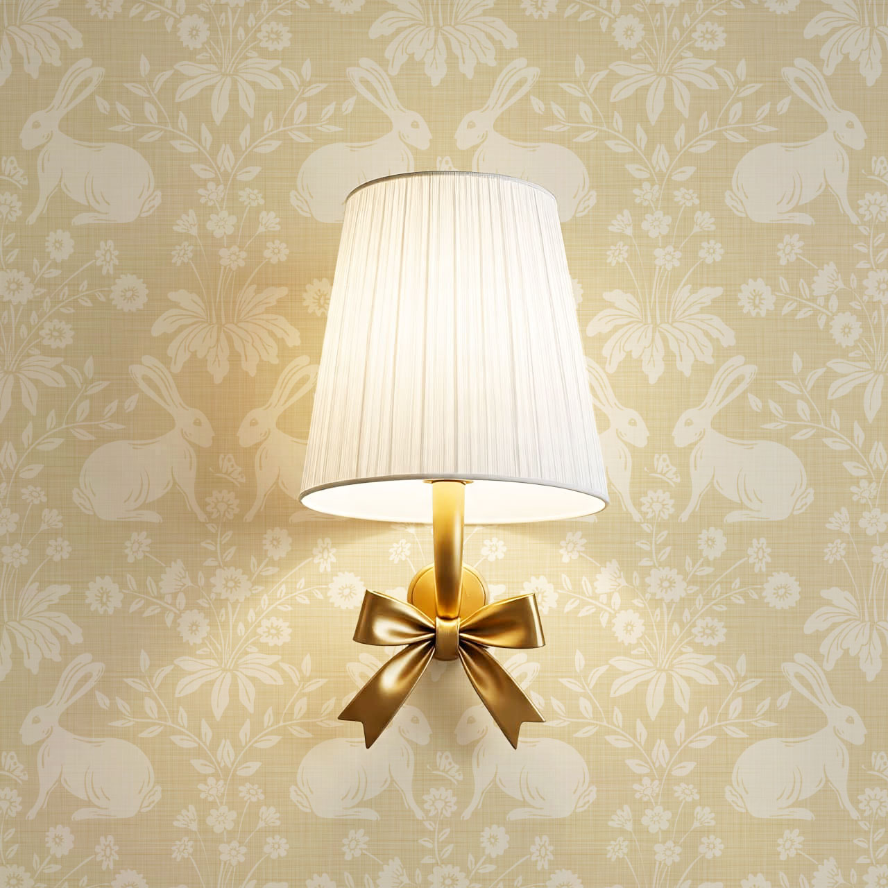 Cleo Welcome Baby Yellow Wallpaper
