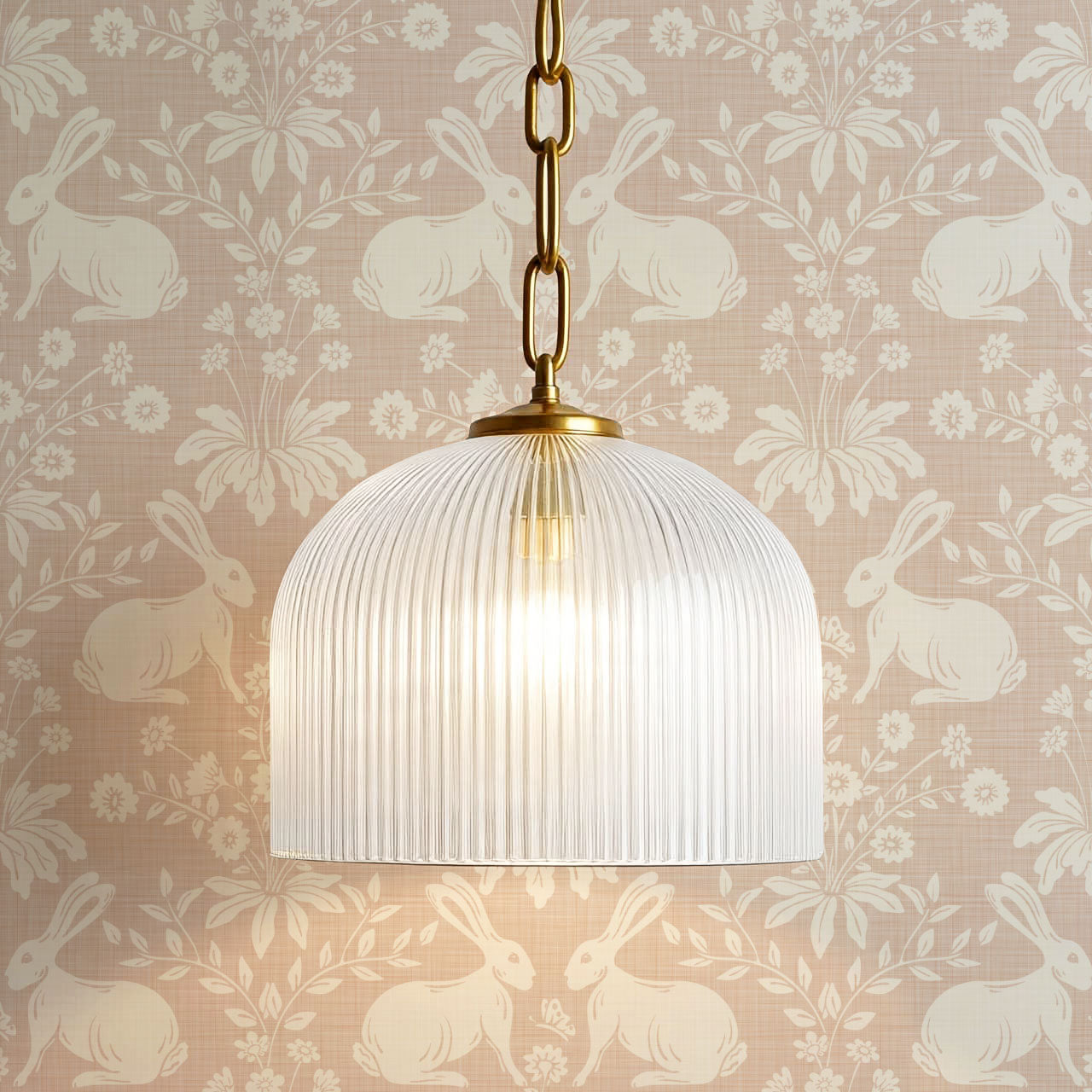 Cleo Welcome Baby Blush Wallpaper