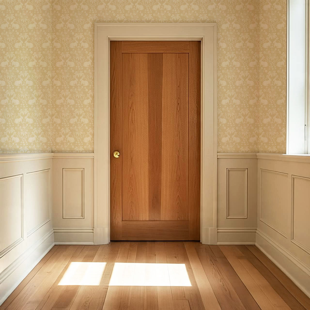 Cleo Welcome Baby Yellow Wallpaper