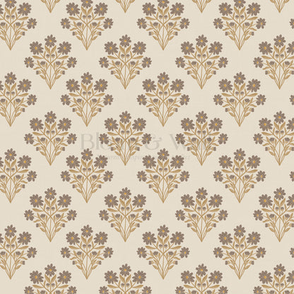 Colette Daisy Scallop Butter Wallpaper