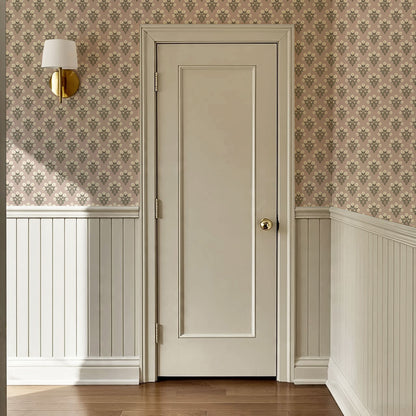 Colette Daisy Scallop Blush Wallpaper