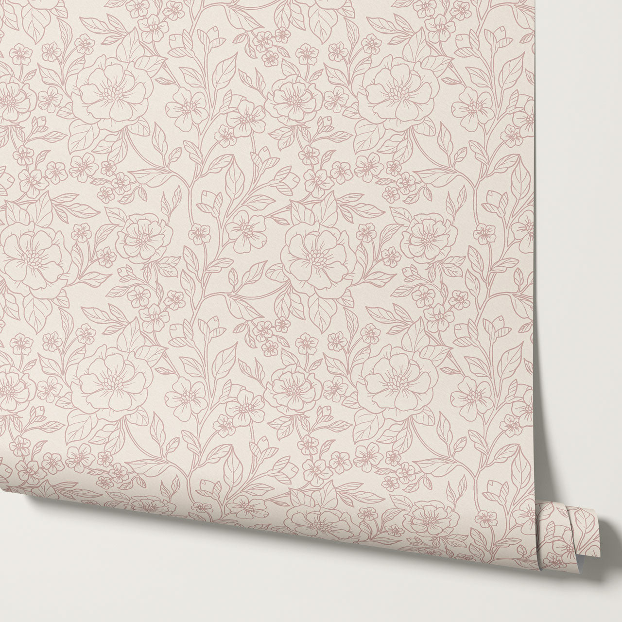 Colette Delicate Florals Blush Wallpaper