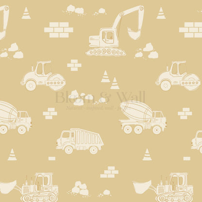 Colton Job Site Yellow Wallpaper