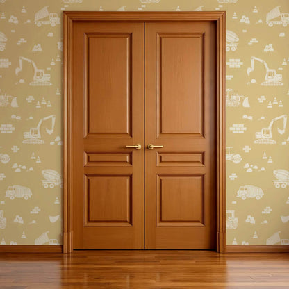 Colton Job Site Yellow Wallpaper