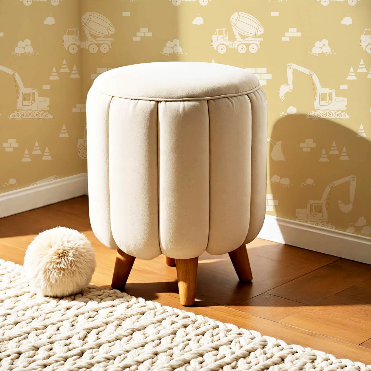 Colton Job Site Yellow Wallpaper