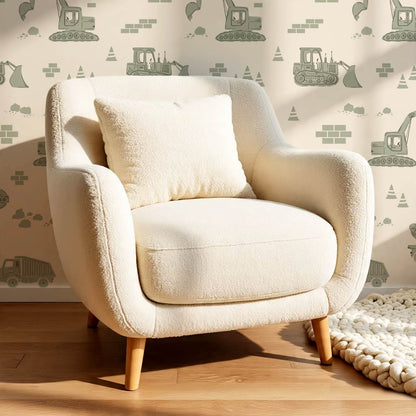 Colton Job Site Cream Sage Wallpaper