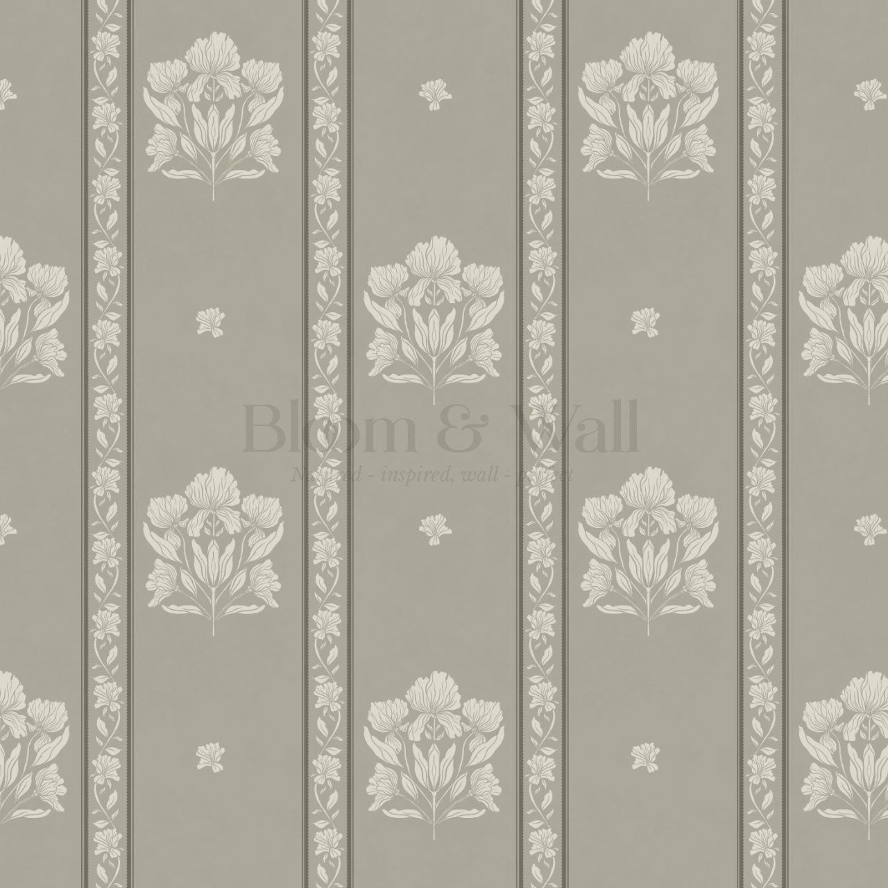 Cora Garden Tapestry Antique Sage Wallpaper