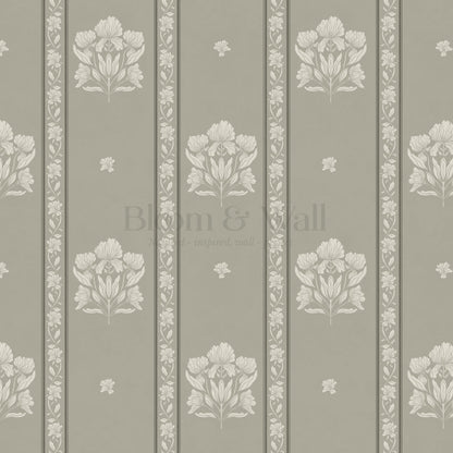 Cora Garden Tapestry Antique Sage Wallpaper
