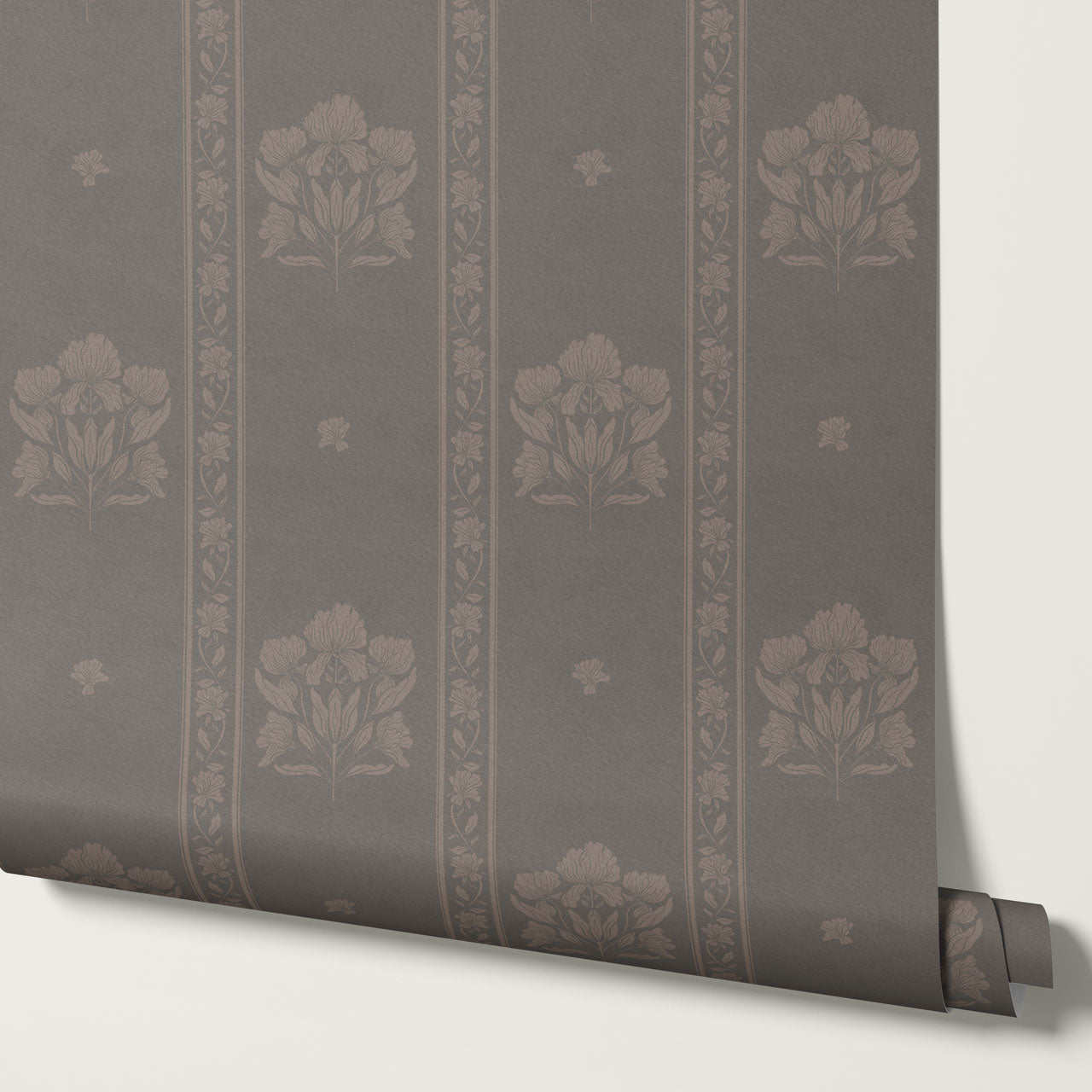 Cora Garden Tapestry Smoke Wallpaper