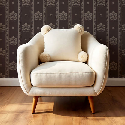 Cora Garden Tapestry Red Wine Wallpaper
