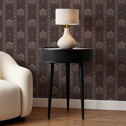 Cora Garden Tapestry Red Wine Wallpaper