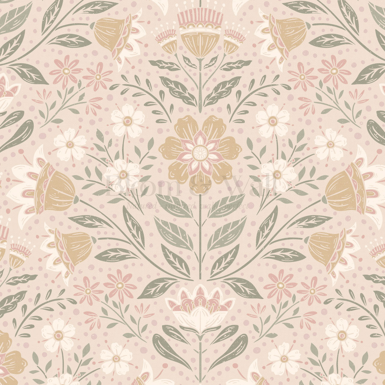 Raelynn Midsummer Bloom Blush Wallpaper