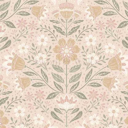 Raelynn Midsummer Bloom Blush Wallpaper
