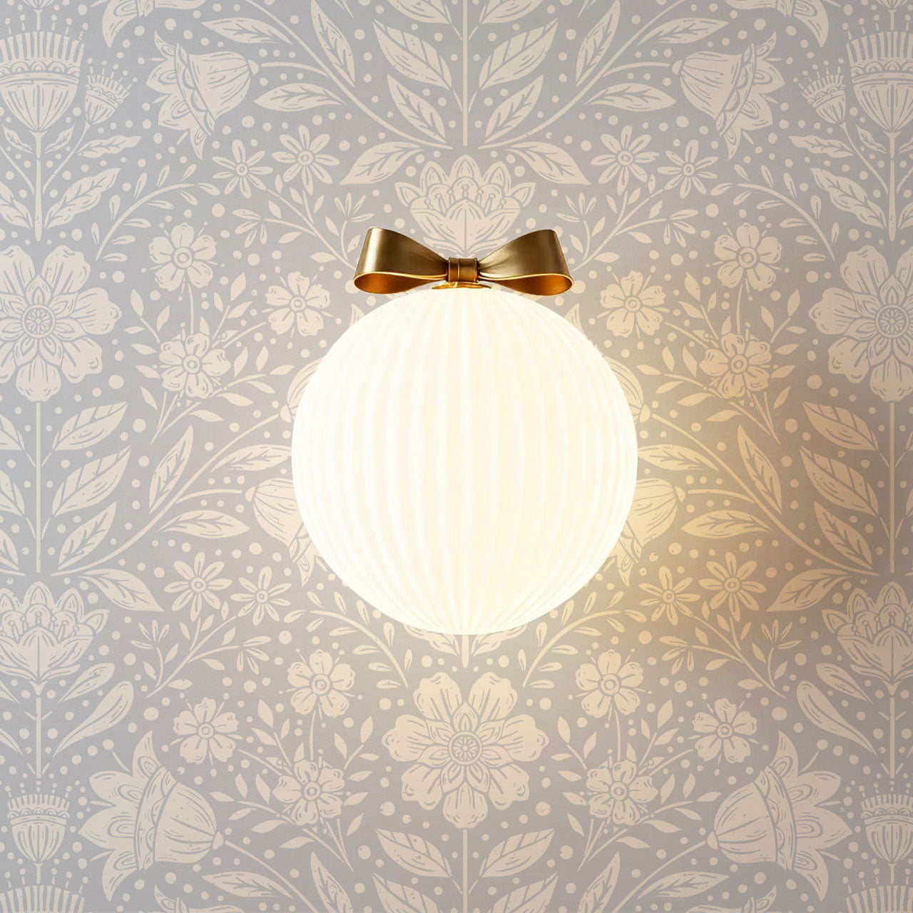 Raelynn Midsummer Bloom Soft Blue Wallpaper