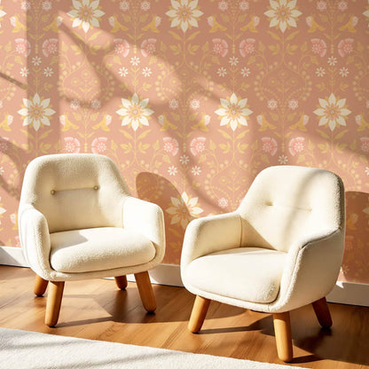 Daina Meadowcrest Berry Blush Wallpaper