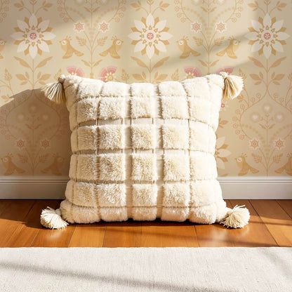 Daina Meadowcrest Coral Peach Wallpaper