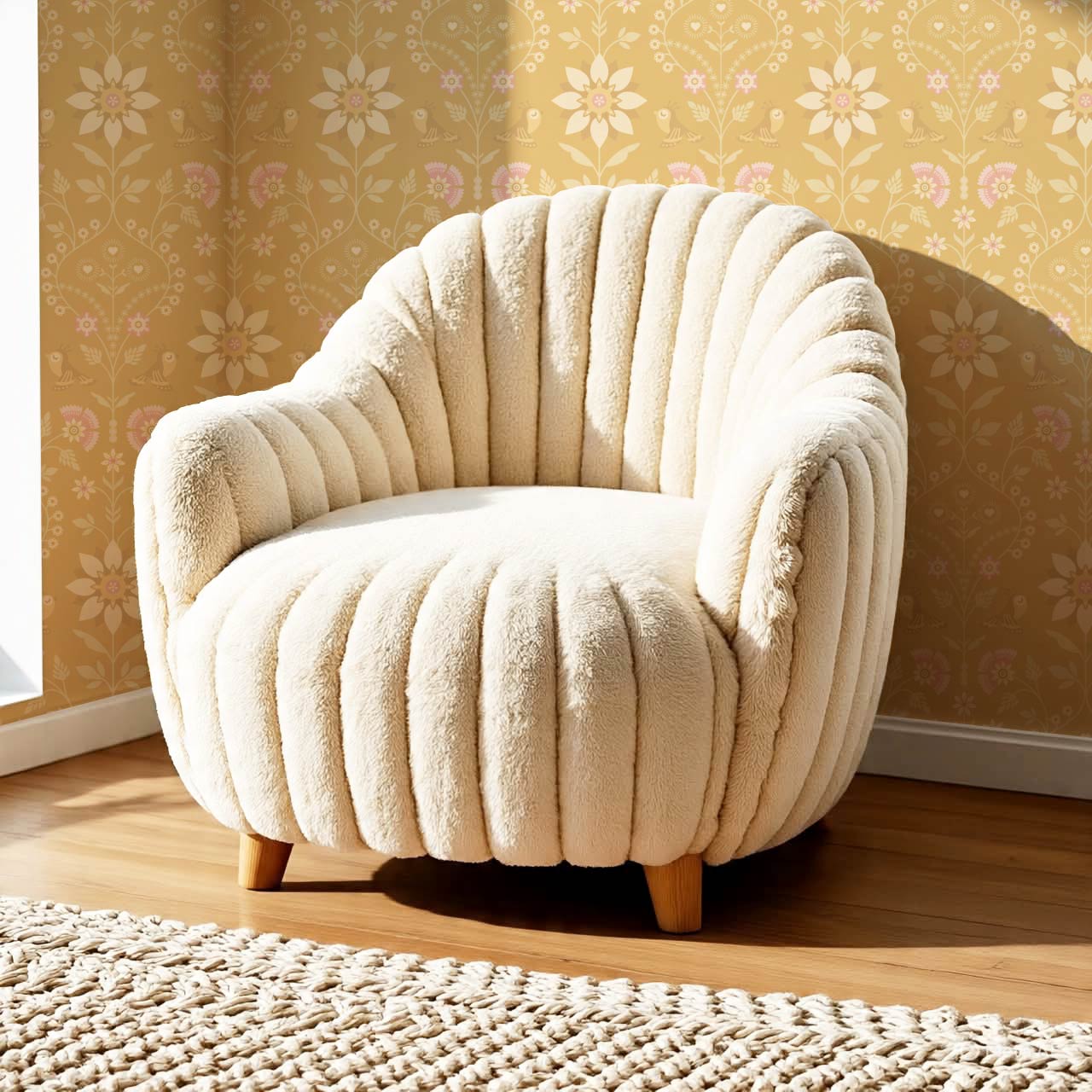 Daina Meadowcrest Amber Pink Wallpaper