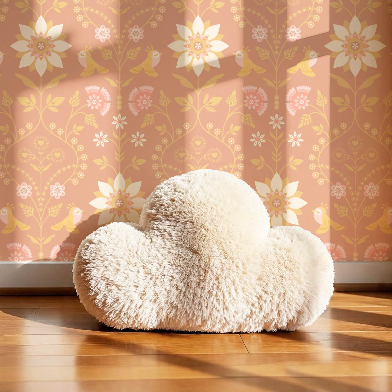 Daina Meadowcrest Berry Blush Wallpaper