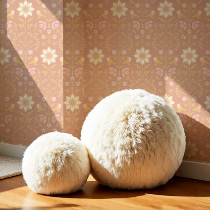 Daina Meadowcrest Berry Blush Wallpaper