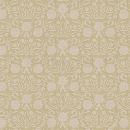 Daisy Antique Motif Porcelain Straw Wallpaper
