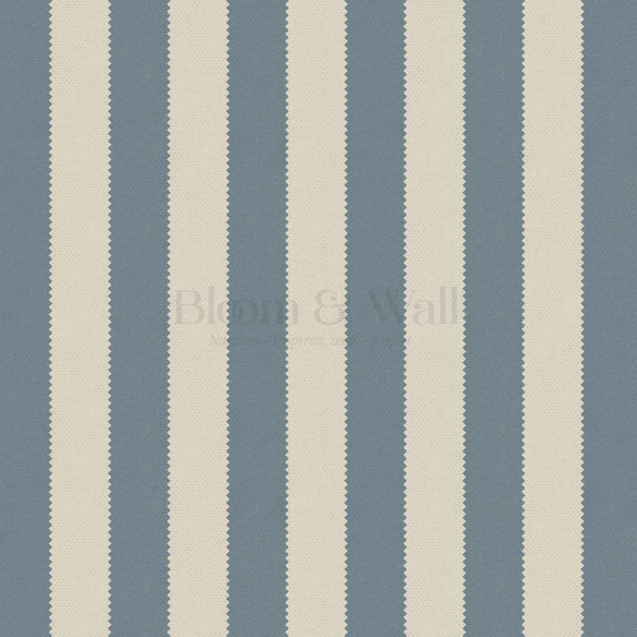 Darta Cabana Stripes Blue Stone Wallpaper