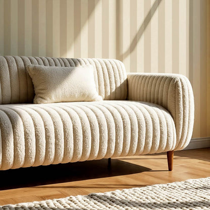 Darta Cabana Stripes Neutral Beige Wallpaper