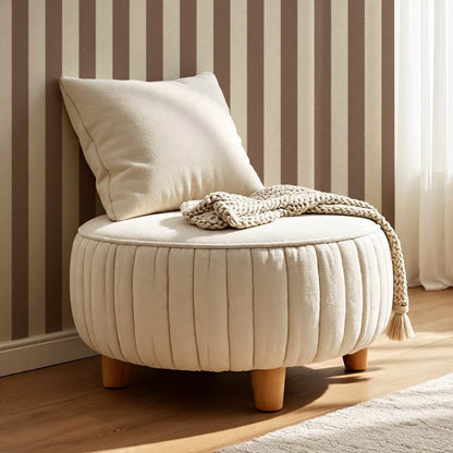 Darta Cabana Stripes Beige Cocoa Wallpaper