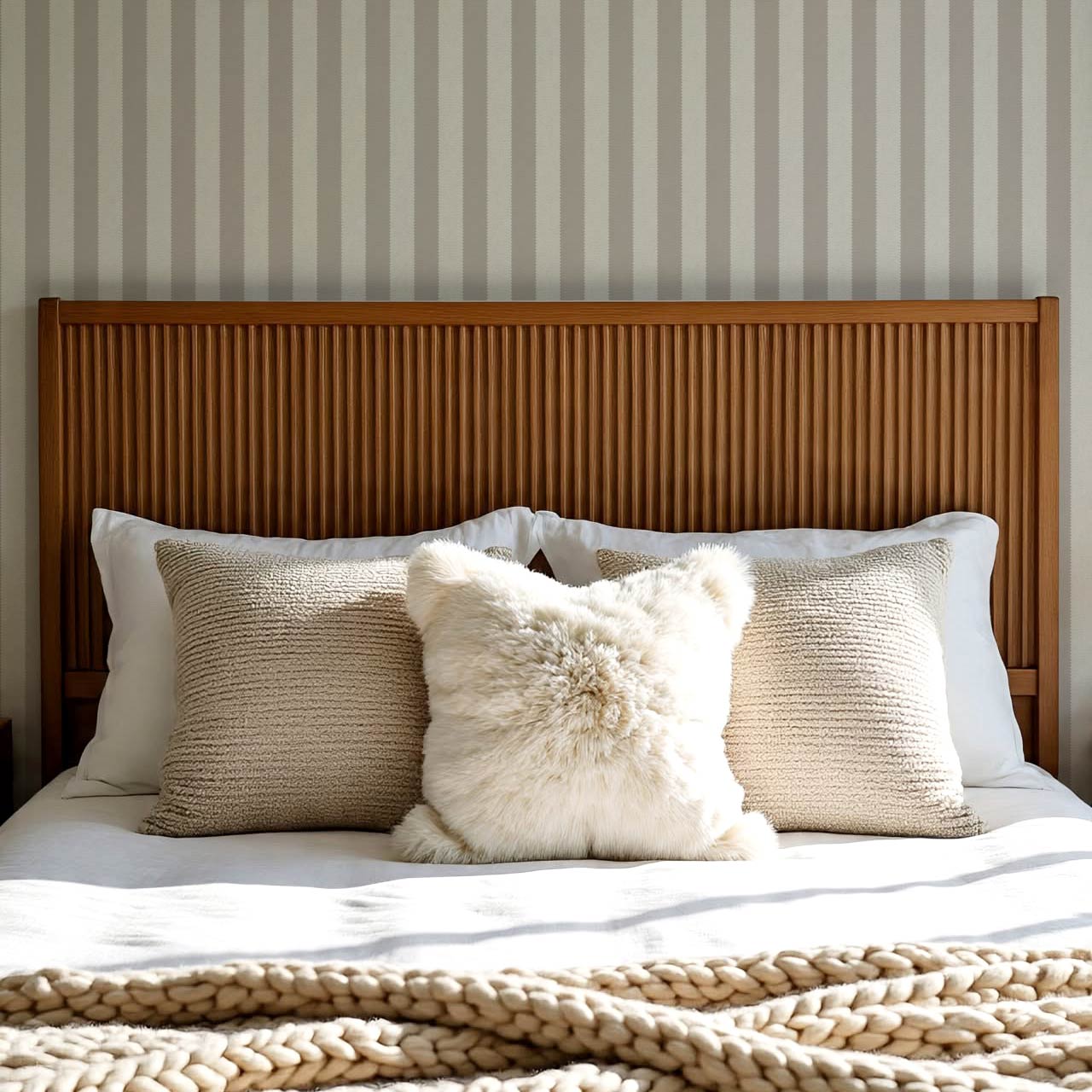 Darta Cabana Stripes Taupe Wallpaper
