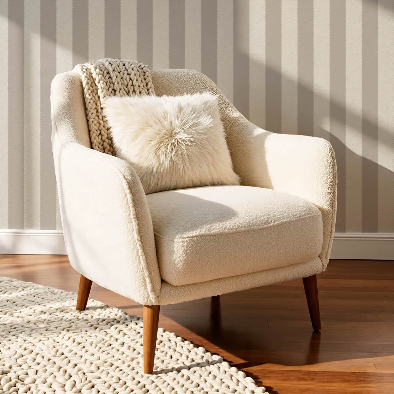 Darta Cabana Stripes Taupe Wallpaper