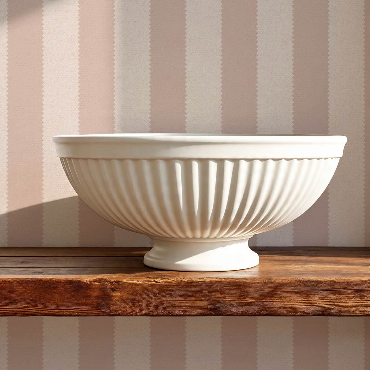 Darta Cabana Stripes Mauve Wallpaper