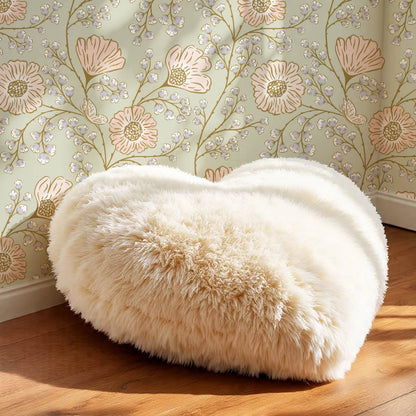 Della Flower Grove Sage Peach Lilac Wallpaper