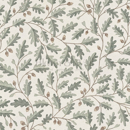 Deo Oak Grove Neutral Bone Sage Wallpaper