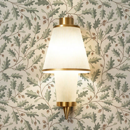 Deo Oak Grove Neutral Bone Sage Wallpaper